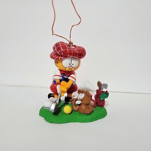 Paws 1996 Garfield Golfing with Gopher Ornament - Picture 3 of 9